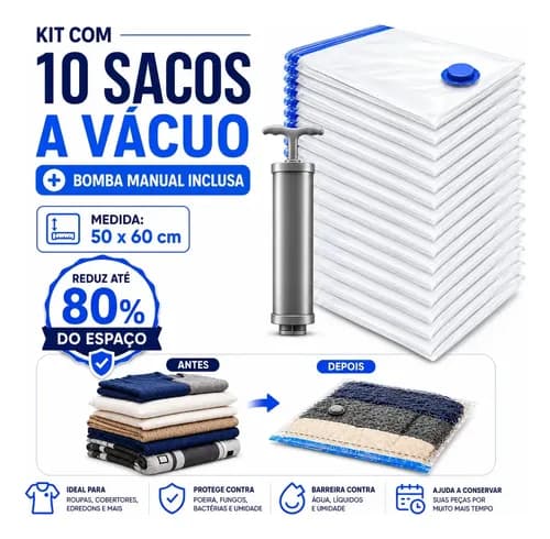 Sacos a vácuo para roupas